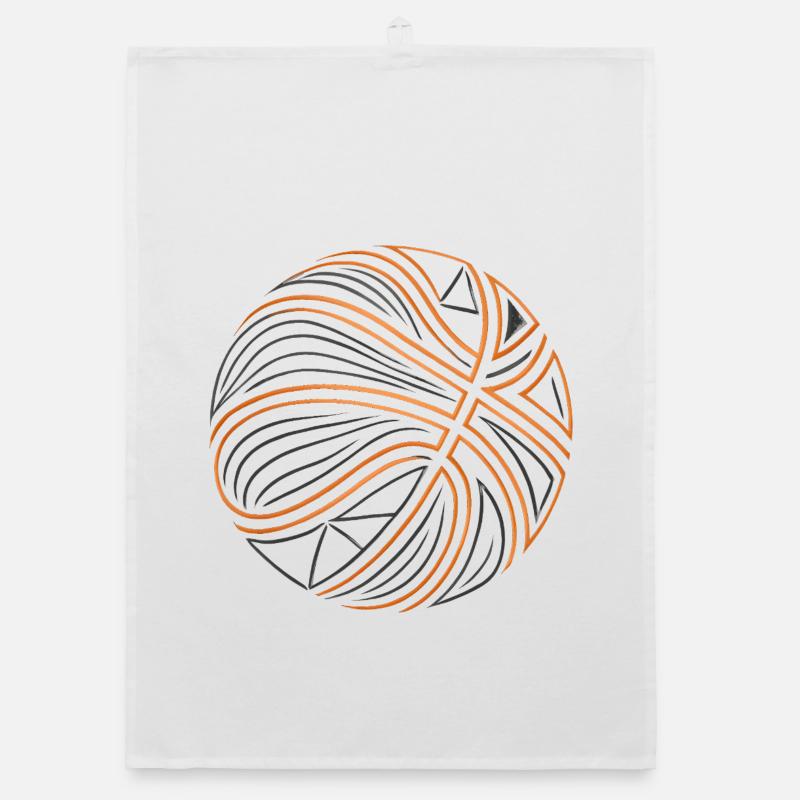 Pivot de filet, orange noir Torchon bio