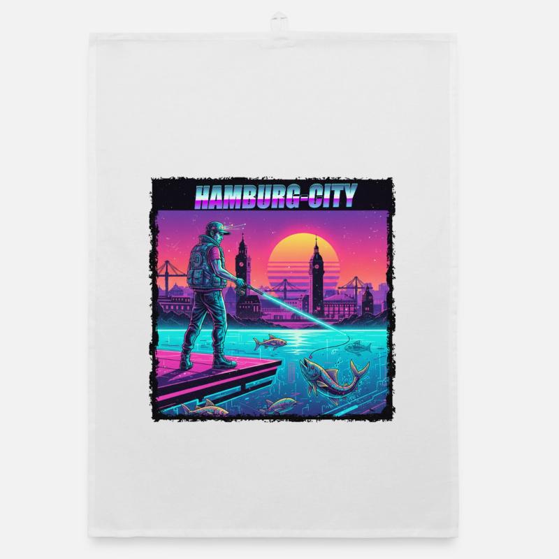 Cyberpêche à Hambourg Torchon bio