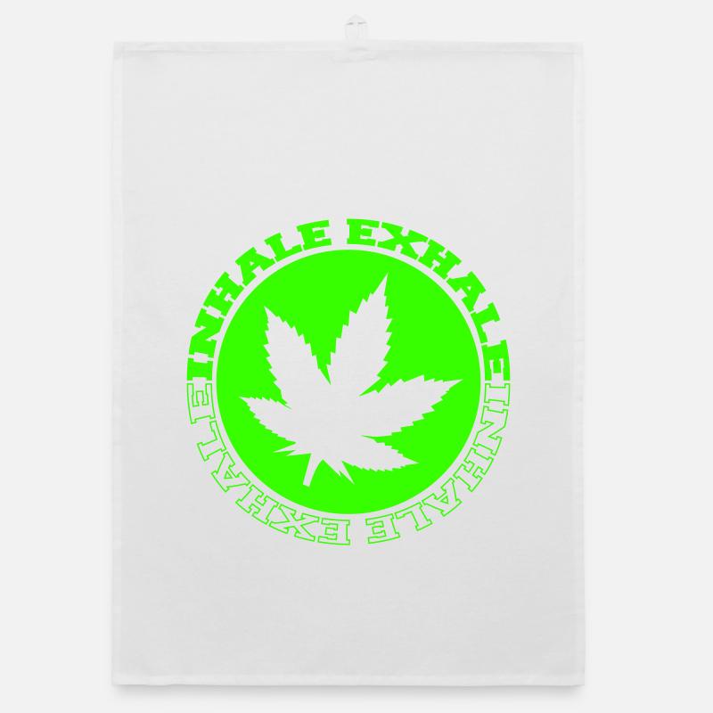 Cannabis Circle Organic dish towel