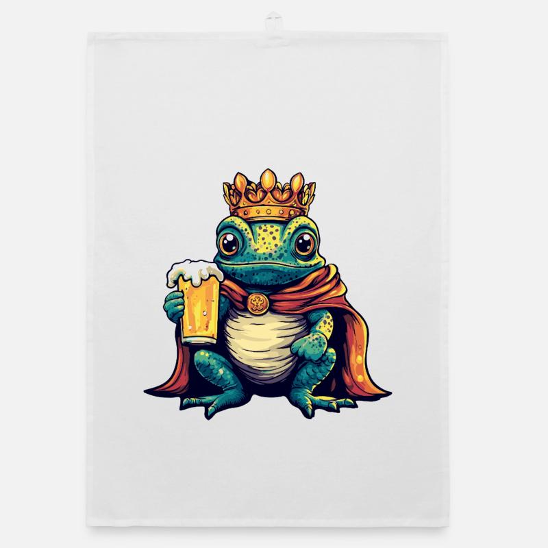 Chameleon Bier König Organic Geschirrtuch