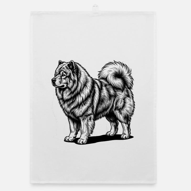 Eurasier | Old Dude Organic Geschirrtuch