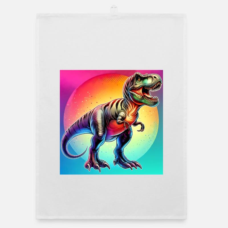 Dinosaurier Organic Geschirrtuch