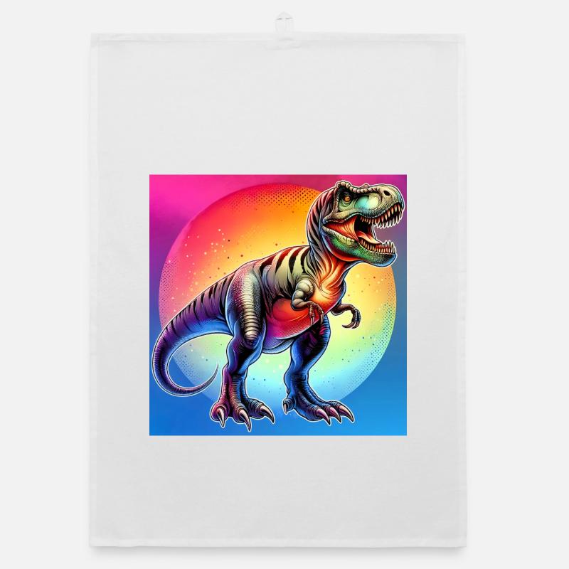 Dinosaurier Organic Geschirrtuch