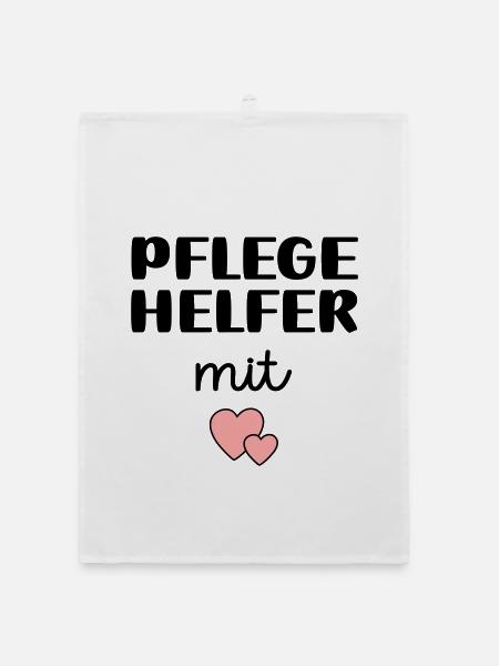 Pflegehelfer - Organic Geschirrtuch - Weiß - Vorne