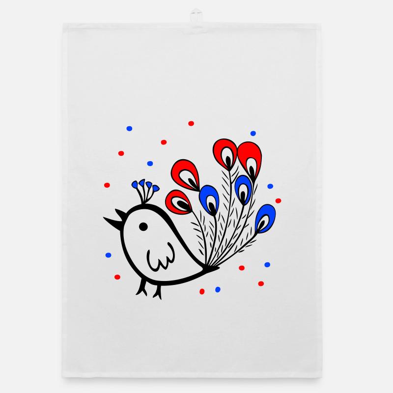 Carnival, Carnival, Sparrow Organic dish towel