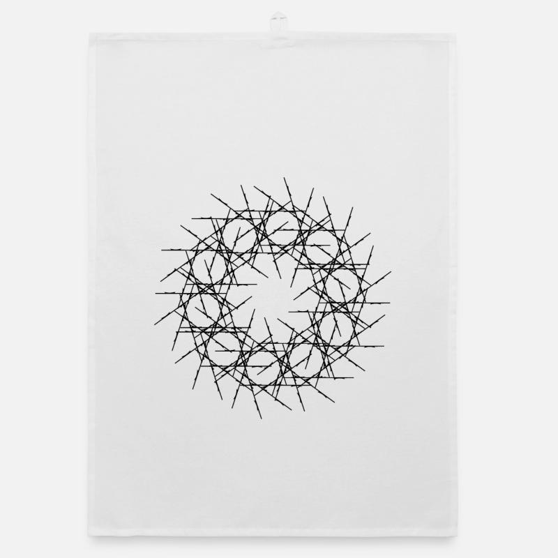 Strahlen KUNST | Braiding | Chain Organic dish towel