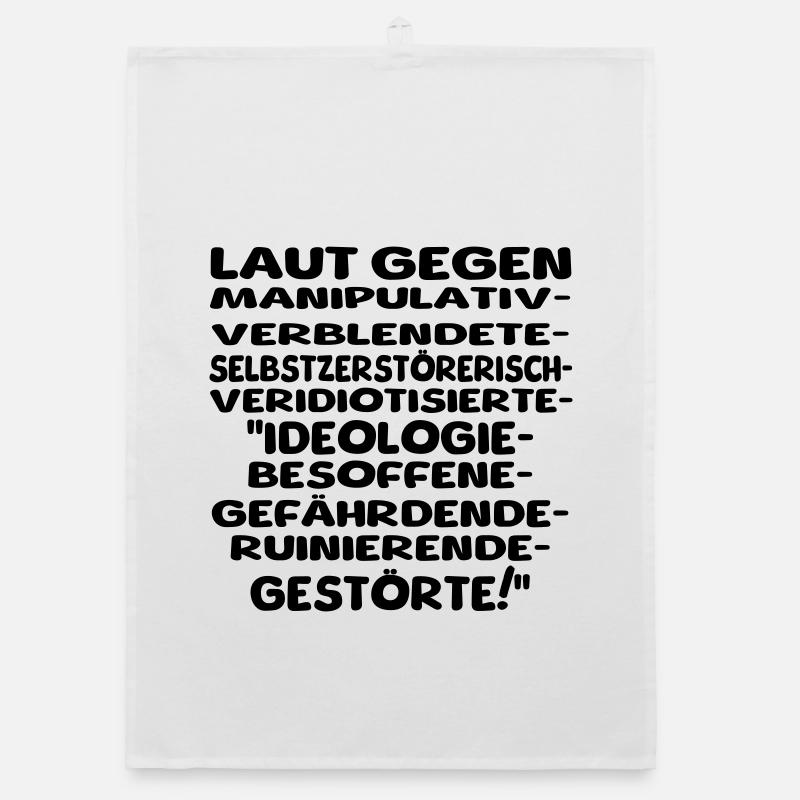 laut gegen schlechtes II Organic Geschirrtuch