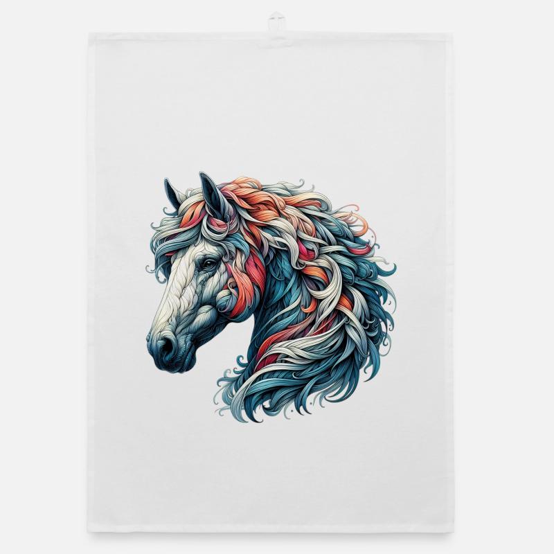 Horse Organic dish towel