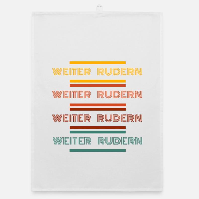 Weiter Rudern Organic Geschirrtuch