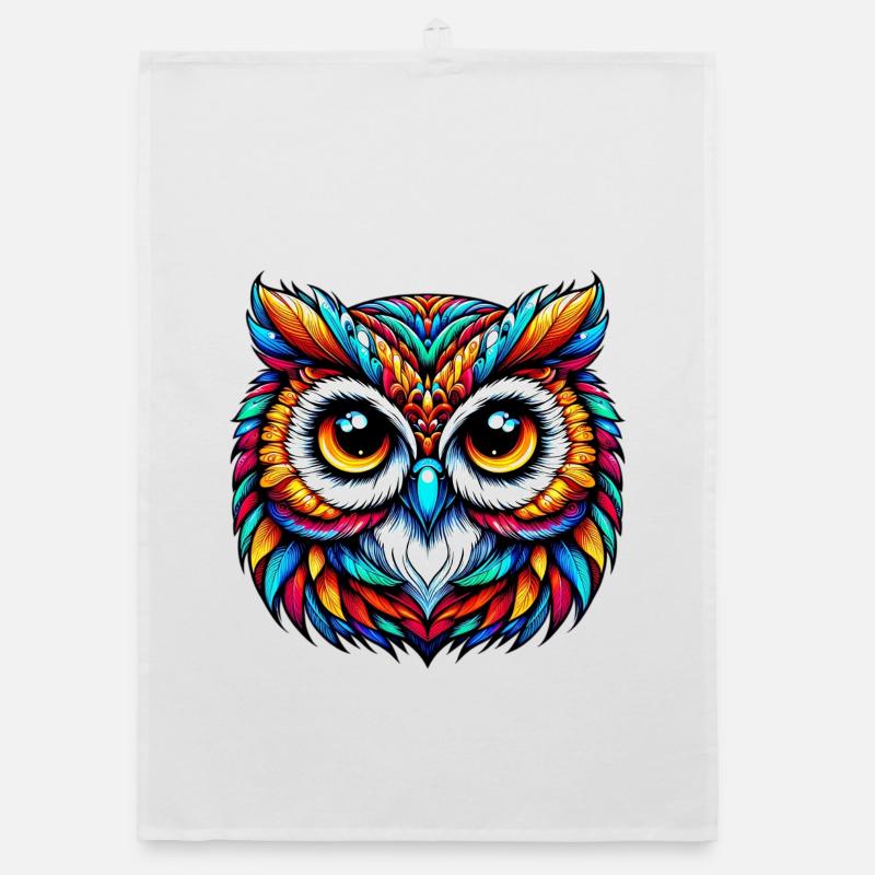 Owl Organic dish towel
