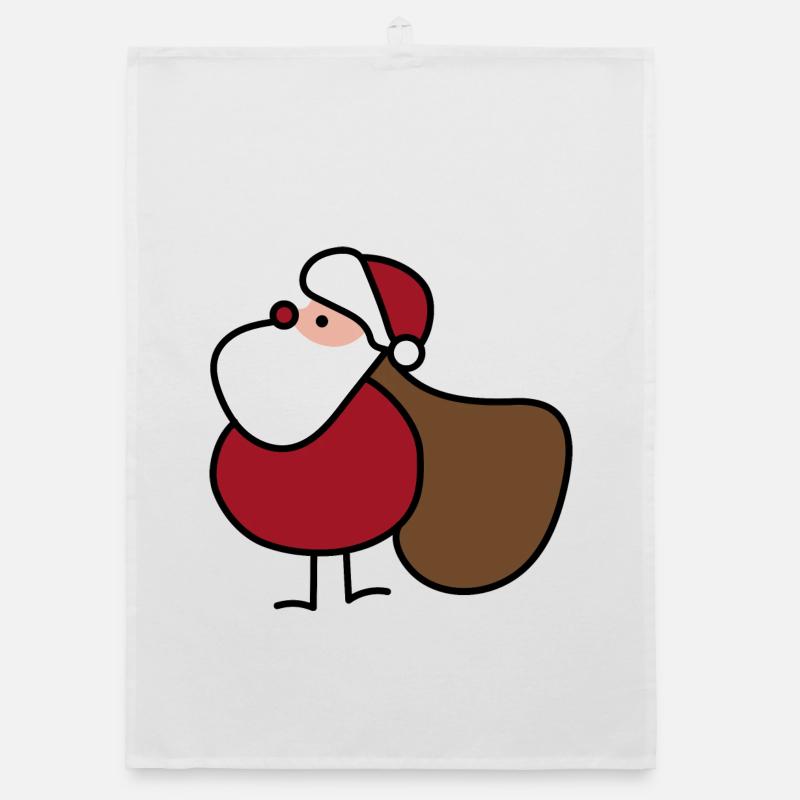 Weihnachtsmann Organic Geschirrtuch