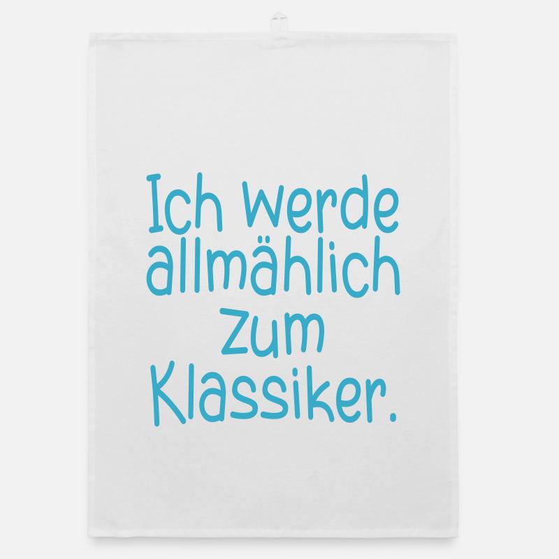 GEBURTSTAG KLASSIKER WERDEN Organic Geschirrtuch