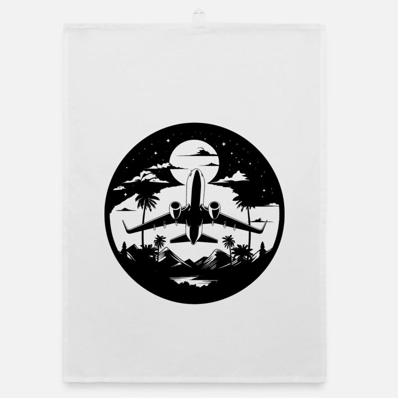 Graphisme d’avion Torchon bio