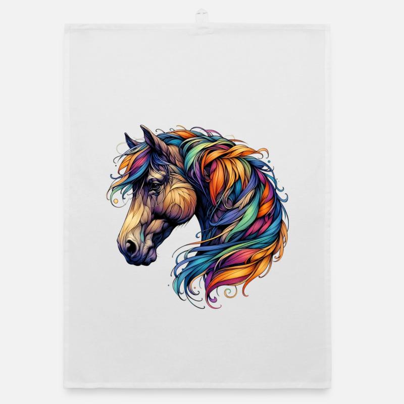 Pferd Organic Geschirrtuch