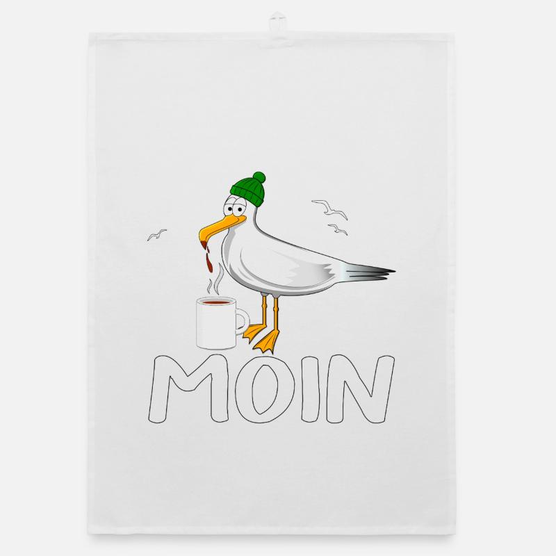 Möve MOIN - Organic Geschirrtuch - Weiß