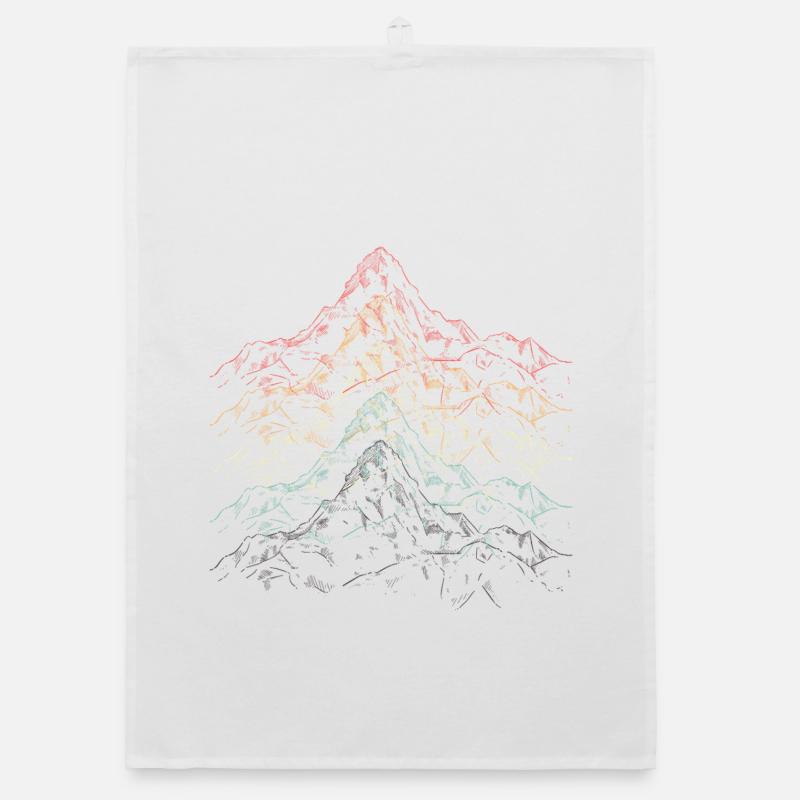 Rainbow Ridge Berg Organic Geschirrtuch