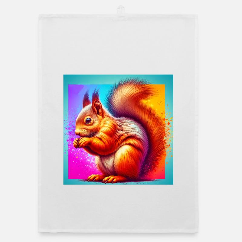 Eichhörnchen Organic Geschirrtuch