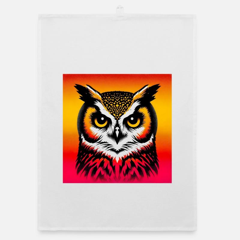 Eule Organic Geschirrtuch