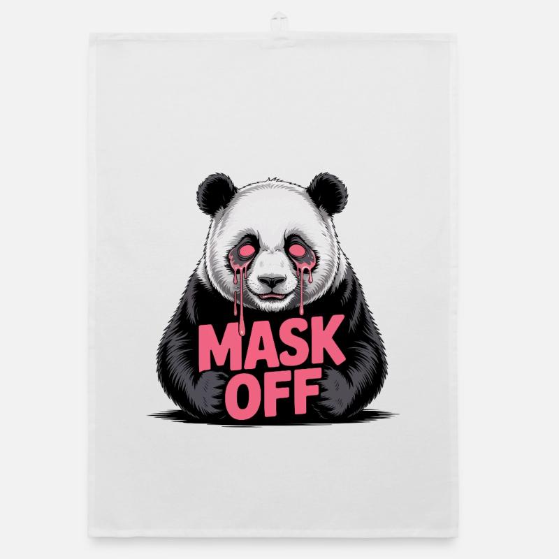 Mask Off Panda Organic dish towel