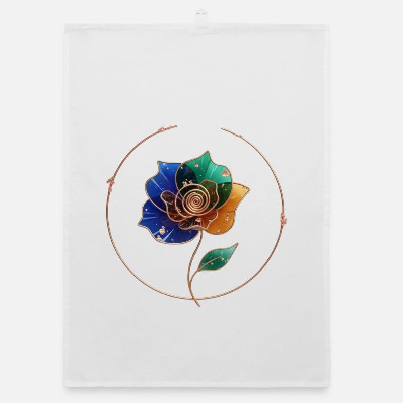 Bague Fleur Jeu de Couleur Torchon bio