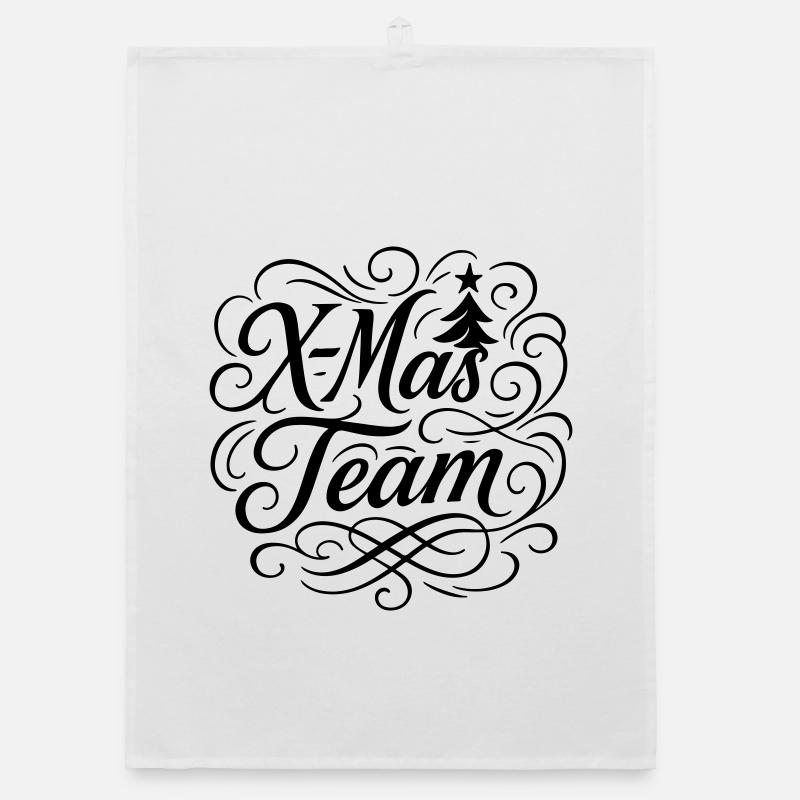 Équipe de Noël Torchon bio