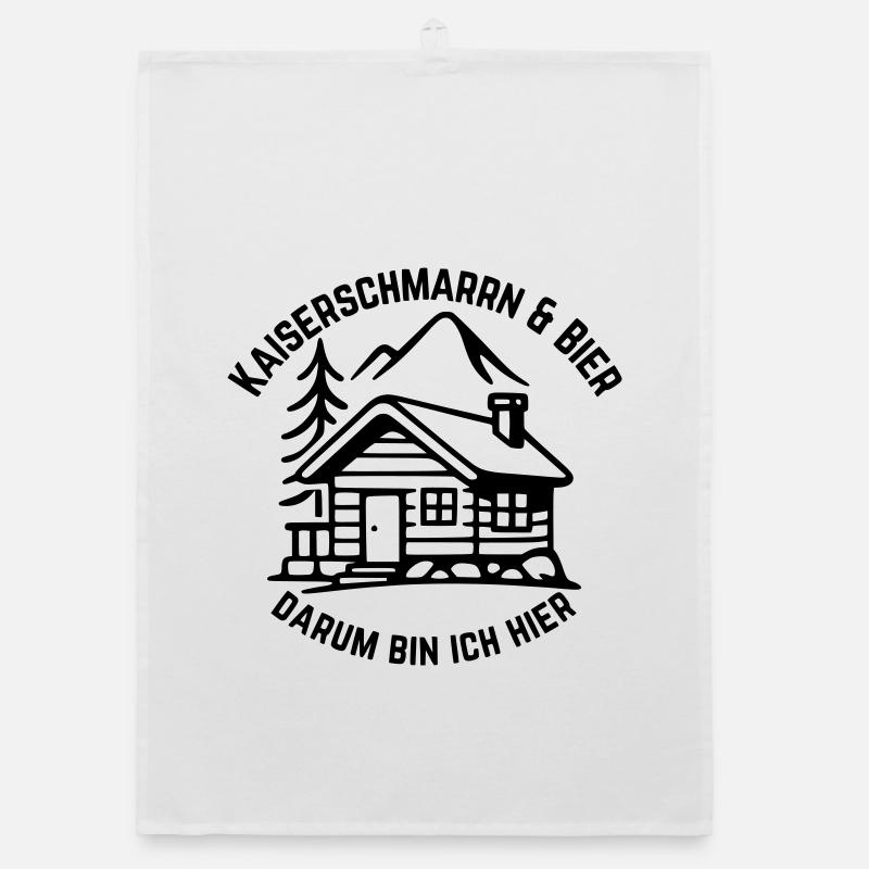 Kaiserschmarrn & Bier Organic Geschirrtuch