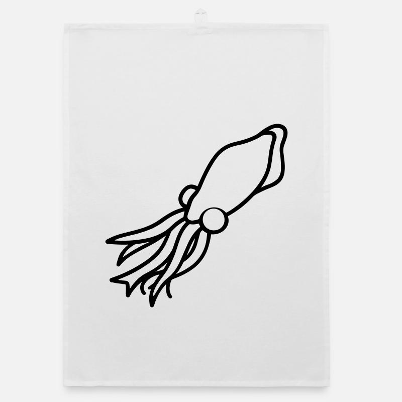 squid Organic dish towel