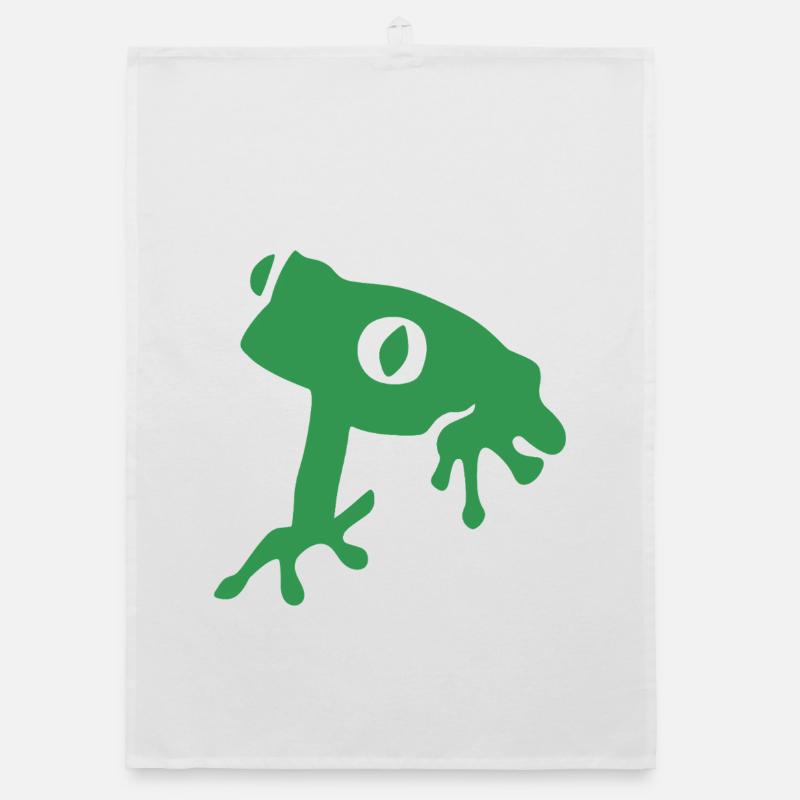 Don't be a frog Organic dish towel