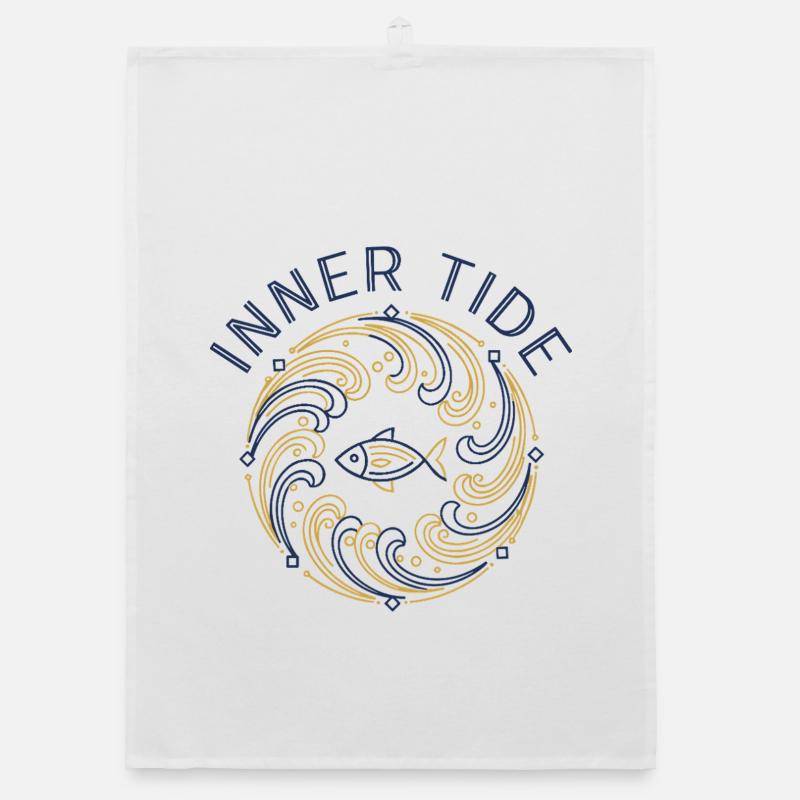Inner tidal river Organic dish towel