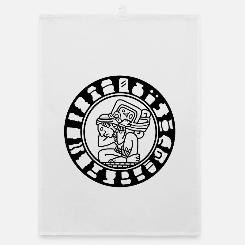 Maya Kalender Organic Geschirrtuch