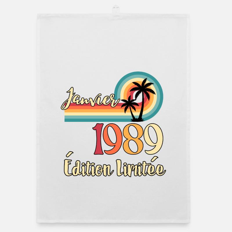 Janvier 1989 – Édition limitée rétro Torchon bio