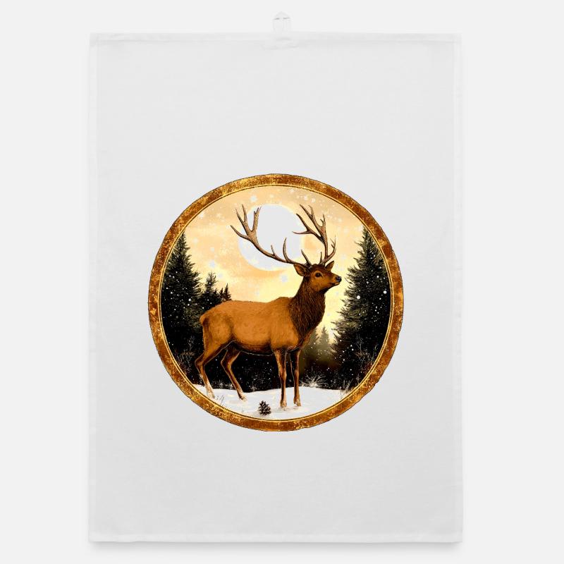 Deer Style Organic dish towel