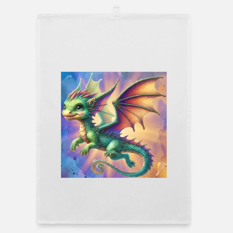 Drache Organic Geschirrtuch
