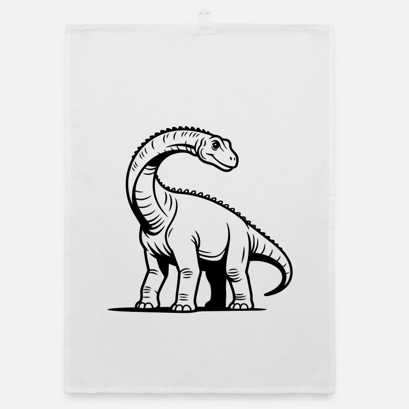 Brachiosaurus Organic Geschirrtuch