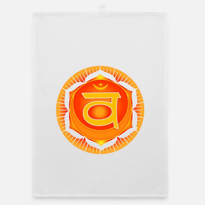 Chakra sacré Svadhisthana Torchon bio