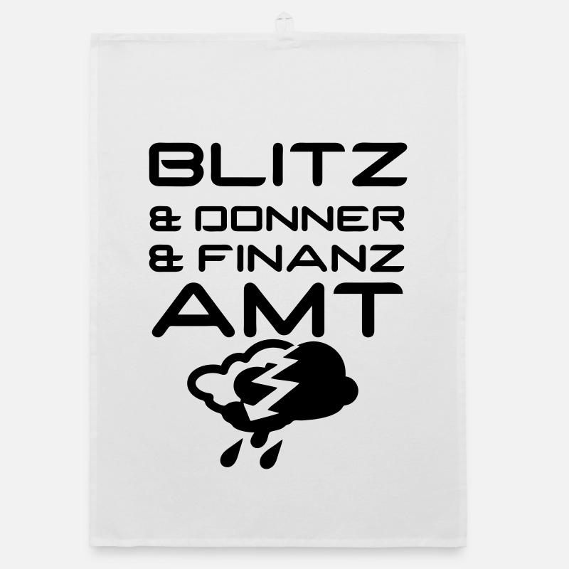 Blitz & Donner & Finanzamt Geschenk Organic Geschirrtuch