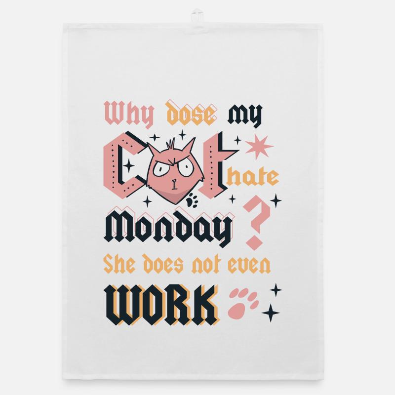 Lundi des chats Torchon bio