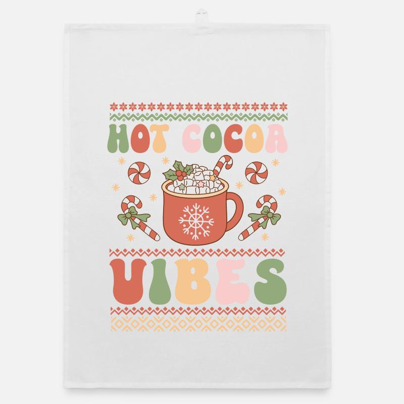 Hässlicher Weihnachtspullover Organic Geschirrtuch