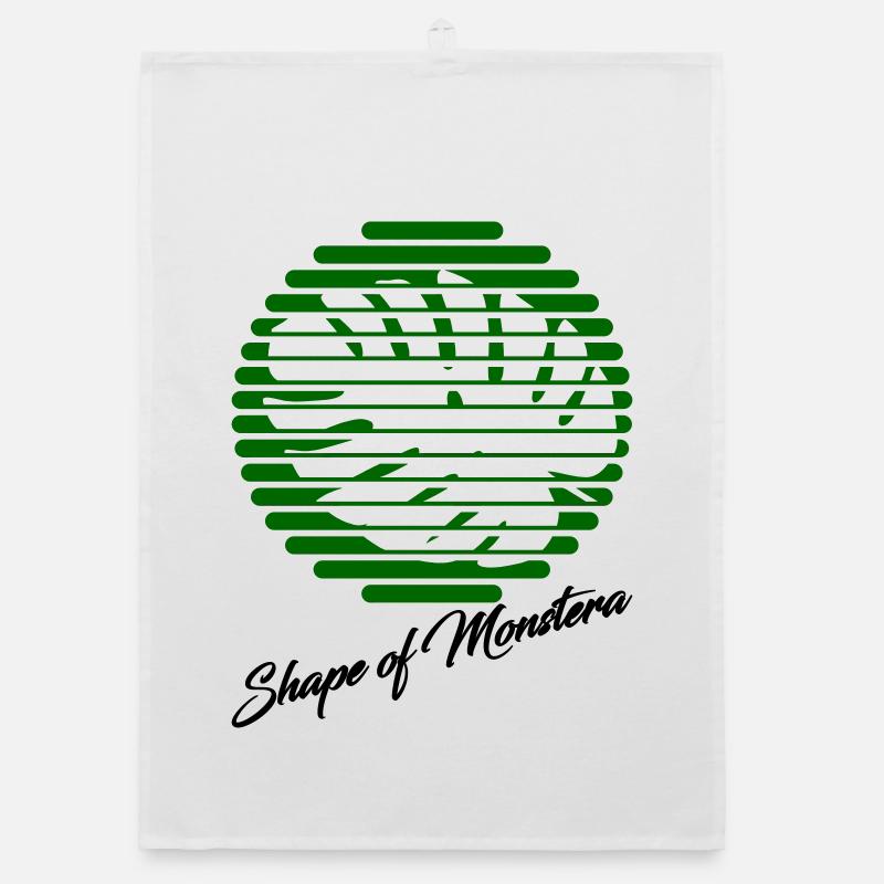 Monstera Organic dish towel