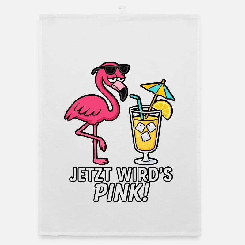 Now it's going to be pink! Organic dish towel
