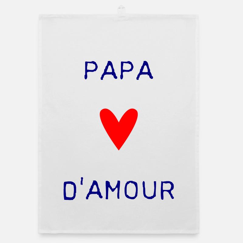 FROHER VATERTAG. PAPA. VATERTAG. VATER Organic Geschirrtuch