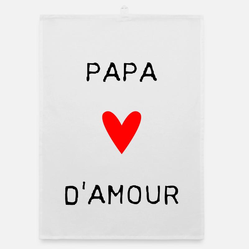 FROHER VATERTAG. PAPA. VATERTAG. VATER Organic Geschirrtuch