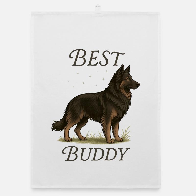 Old German Shepherd – Best Buddy Organic dish towel