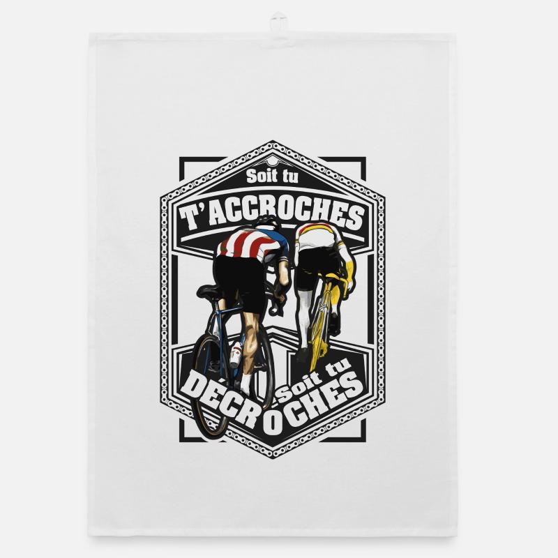 Accroches Décroches Cyclisme Torchon bio