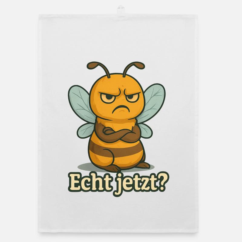 Biene sauer Echt jetzt Organic Geschirrtuch