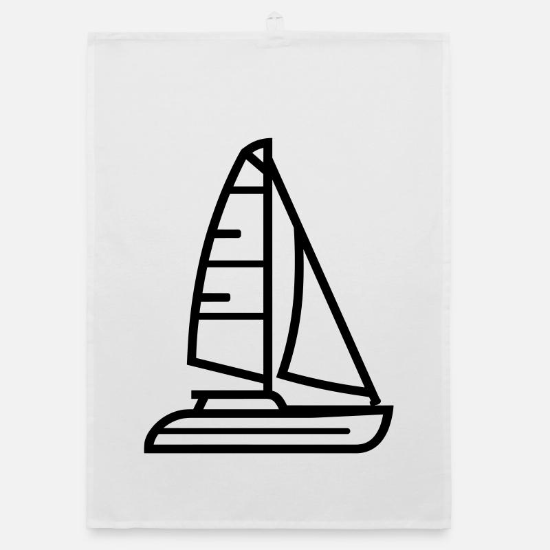 boat Organic dish towel