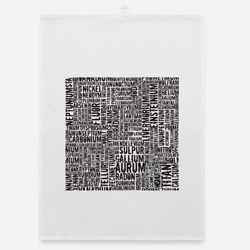 Chemische Elemente... Organic Geschirrtuch