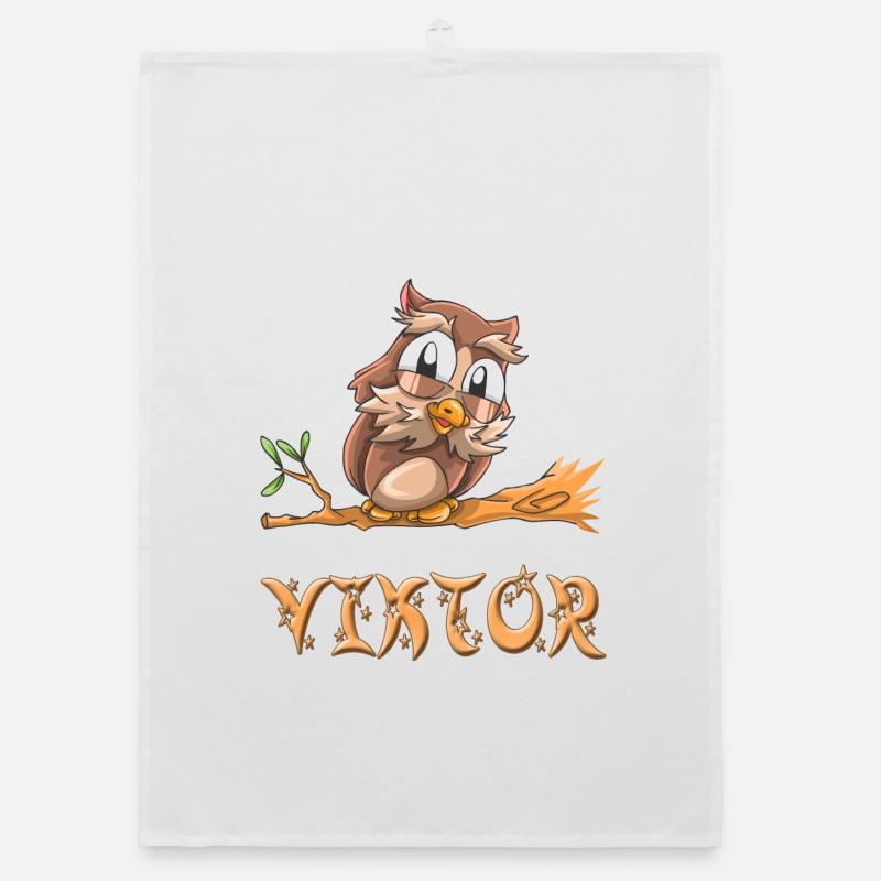 Eule Viktor Organic Geschirrtuch