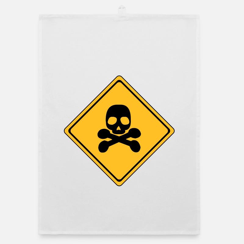 Panneau d’avertissement de danger # Torchon bio