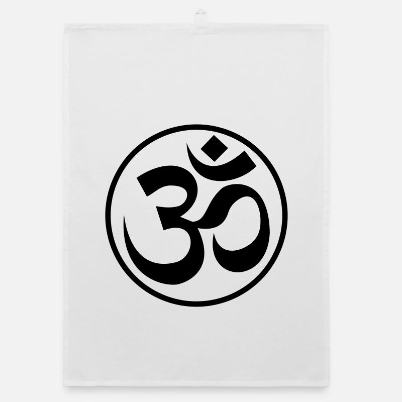 OM Zeichen GOA Organic Geschirrtuch